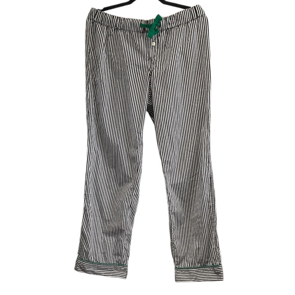 J. Crew Pants J Crew Pajama Pants Stripe Black White Small Mens